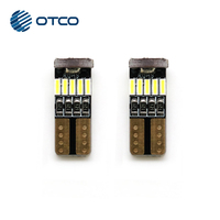 Bombilla LED T10 W5W Blanca OTCO sin Errores, 194 168, Sin Polaridad, 12V, Reemplazo Básico de Halógeno para Audi A4