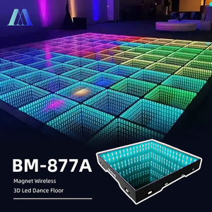 Thanh lịch Wedding <span class=keywords><strong>party</strong></span> tương tác <span class=keywords><strong>LED</strong></span> Dance Floor với rô chiếu sáng kỹ thuật số Neon Sparkle 24x24 Trắng 18x18 - Product Image 1