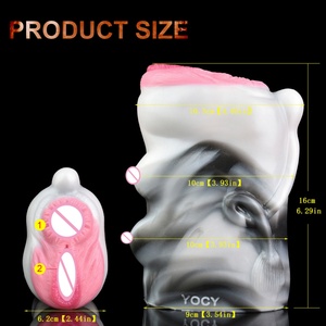 YOCY Cow's Vagina Male Masturbator Pocket Pussy Fantasy Vaginal Anal Dual Channel Cow Vaginal Animal Vagina Sex <b>Toys</b> <b>for</b> <b>Men</b> - Product Image 2