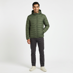 Veste d'hiver personnalisée de haute qualité pour l'extérieur pour hommes vestes d'hiver personnalisées pour hommes veste à bulles épaisse de grande taille - Product Image 1