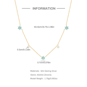 Collier pendentif pour femme CANNER, serti de fleurs, diamants, zircon, émail, plaqué or, nouvelle tendance de la mode féminine, minimaliste - Product Image 2