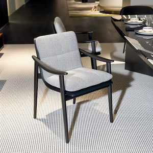 Mesa de Comedor de Diseño Italiano Moderno de Alta Gama, Mesa Rectangular Grande de Lujo con Base de Madera Maciza para Hotel - Product Image 3