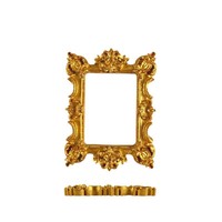 Cadre photo en résine de style européen pour coque de téléphone DIY, boîte de présentation à clipser, accessoires de modèle miniature pour maison de poupée