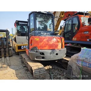 Mini-excavatrice Kubota KX163 d'occasion, poids opérationnel de 5,6 tonnes, excavatrice d'occasion, capacité de la benne de 0,19 m³, haute qualité - Product Image 4