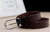 Top Full Grain 100% kulit sapi asli, sabuk Jeans pria lembut dengan paduan untuk gesper sabuk pria baru