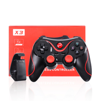 Manette de jeu sans fil Android X3 avec moteur de vibration pour PC, téléphone portable et tablette