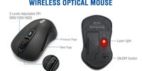 Ensemble clavier et souris sans fil ergonomique durable et de haute qualité