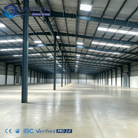 Almacén de Estructura de Acero Personalizable, Edificio Prefabricado de Gran Espacio para Logística y Manufactura, Edificio de Acero de Bajo Costo