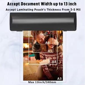 Plastifieuse A4 Ofitech OL380 – Machine à plastifier à chaud et à froid pour la protection des photos - Product Image 3