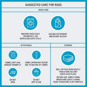 Alfombra de baño de microfibra reversible de pila alta DB, alfombrillas de baño de calidad superior - Product Image 4