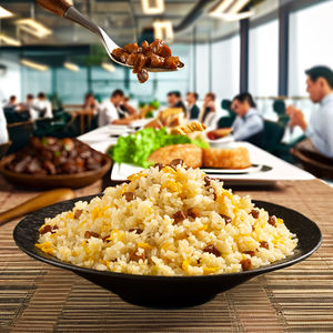 Venta caliente platos tradicionales chinos No. 1 Golden <span class=keywords><strong>Bittern</strong></span> arroz frito calentado comida congelada instantánea autocalentamiento adecuado para llevar - Product Image 3