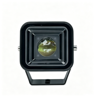 Nouvelle lampe de travail LED carrée de 3 pouces 20W, ambre DRL, étanche IP67, 12-48V, lampe auxiliaire de conduite 2000lm, voiture, camion, chariot élévateur, 6000K