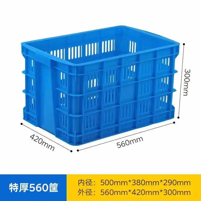 hot sell stackable wire baskets large large plastic storage Durable Folding Baskets Vented Collapsible Plastic Crate