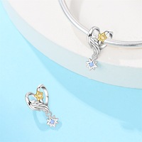 PANBUEATY 925 bijoux en argent pendentifs fins breloques Bracelet perlé collier accessoires ailes d'ange arbre de vie cadeau pour Zircon