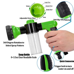 Vendita calda 8 in 1 <span class=keywords><strong>pistola</strong></span> a spruzzo per <span class=keywords><strong>tubo</strong></span> flessibile a pressione <span class=keywords><strong>da</strong></span> <span class=keywords><strong>giardino</strong></span> a getto di cane <span class=keywords><strong>con</strong></span> Dispenser di sapone - Product Image 3
