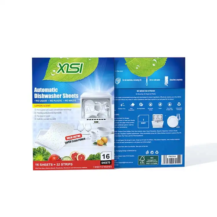 Dish Detergent Eco Wash Sheet Dishwasher Tablets Sheet