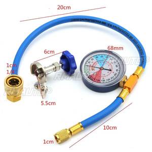 Mangueras de Recarga de Refrigerante R134A para Aire Acondicionado de Automóvil, 250 PSI, con Manómetro - Product Image 6
