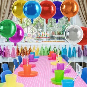 Wholesale Custom <b>Round</b> Metallic Foil <b>Balloons</b> Printed Logo for Event Branding Advertising Party Decor Eco-Friendly - Product Image 4