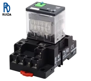 Relé Electromagnético, Relé de Baja Potencia DC24V 4NO4NC 14 Pines 15A con Indicador LED RPM42P7 RPM12BD RPM22BD - Product Image 1