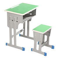 Bureaux et chaises modernes minimalistes en ABS pour élèves du primaire et du collège – Ensemble de bureau d'apprentissage et d'écriture pour la formation scolaire