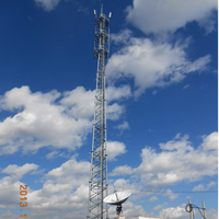 Tour de communication de pylônes de télécommunications en acier à triangle carré galvanisé 40m 30m 20m