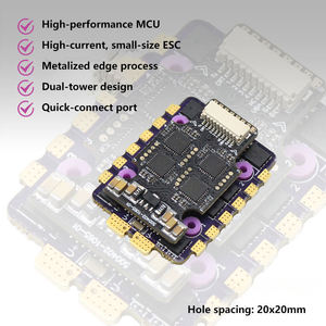 Mini 4-in-1 Brushless ESC 45A 3-6S Lipo Electronic Speed Controller For Multirotor FPV <b>Drone</b> Dual-layer Ducted UAV <b>Accessories</b> - Product Image 6