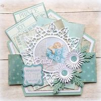 Découpes en métal en forme de feuille de fleur mignonne pour les cartes d'invitation de fête, festival, bricolage, scrapbooking, album photo, embossage décoratif, Chine