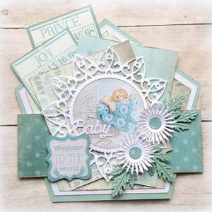 Fustelle Metalliche a Forma di Fiori e Foglie per Inviti di Feste, Scrapbooking, Album Fotografici, Decorazioni e Goffrature - Made in Cina - Product Image 3