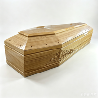 Ataúd Funerario de Madera de Paulownia Estilo Europeo SDD Tmallwood, Tamaño Personalizado, Origen Shandong, Fábrica de Origen, Gran Cantidad