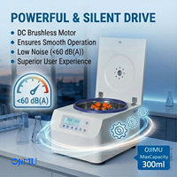 Centrifugeuse automatique à basse vitesse LXJ-100B, équilibrage automatique, 4000 tr/min max, capacité 300 ml, contrôle par microprocesseur, écran tactile LCD