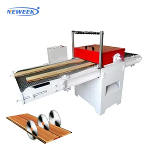 NEWEEK Hot salemulti blade a infrarossi di calibrazione a doppia lama edger per legno cutter macchina per segare legno