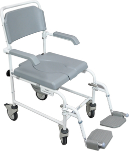 Quality Assurance Home Care Products Disabled Shower Commode Wheel <b>Chair</b> with Wheels for Aged People - Product Image 3