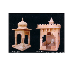 BABA MARBLES, Estructura del Templo Chatri de Piedra Arenisca de Jodhpur, Decoración Moderna, Ecológica, Duradera para Jardín, Patio y Paisajismo - Product Image 4