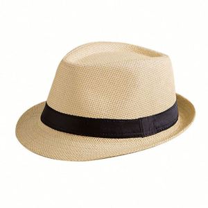 Sombrero Fedora de Paja con Logotipo Personalizado, para Hombre y Mujer, Regalo Promocional Económico de Primavera/Verano - Product Image 2