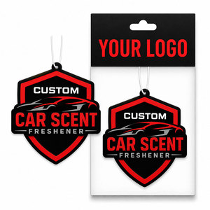 Diffuseur de parfum pour voiture en carton avec logo personnalisé, pendentif de voiture, diffuseur d'aromathérapie en papier, désodorisant pour voiture - Product Image 1