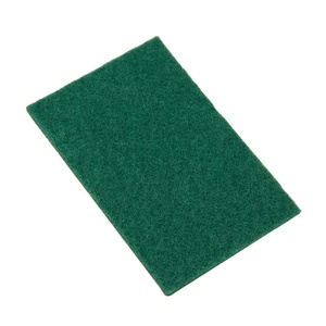 10pcs tarjeta abrigo verde <span class=keywords><strong>de</strong></span> estropajo <span class=keywords><strong>de</strong></span> lavado cocina verde depurador verde scouring pad - Product Image 4