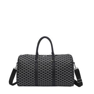 Sac de voyage fourre-tout tendance en PU, grande capacité (20-35L), imperméable, avec fermeture éclair, monogramme, style <span class=keywords><strong>euro</strong></span>-américain, avec bandoulière pour bagage à main - Product Image 5