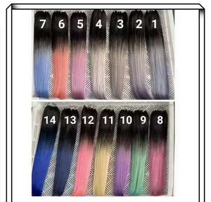 <span class=keywords><strong>Extensiones</strong></span> <span class=keywords><strong>de</strong></span> <span class=keywords><strong>Cabello</strong></span> Remy Chino JINHAN al por Mayor, <span class=keywords><strong>de</strong></span> 16-22 Pulgadas, Teñido Parisino, Ondulado Liso Sedoso, Micro Loop, 50s, Doble Trama a Máquina - Product Image 2