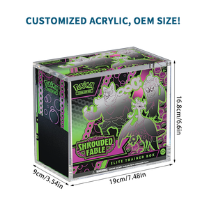 Pokemon ETB Acrylic <strong>Display</strong> Case Magnetic Elite Trainer Box Premium Acrylic Case for <strong>Display</strong> <strong>Racks</strong> 6mm - Product Image 2