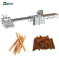 Machine extrudeuse automatique de viande séchée pour chiens 350 kg/h, ligne de traitement semi-automatique de la viande séchée en SUS304 avec garantie de 2 ans