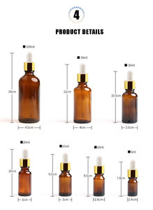 2020 Chất Lượng Cao 5Ml <span class=keywords><strong>10Ml</strong></span> 15Ml 20Ml 30Ml 50Ml 100Ml Matte Black Frosted Tinh Dầu Huyết Thanh Chai Nhỏ Giọt Thủy Tinh Cho CBD Dầu - Product Image 6