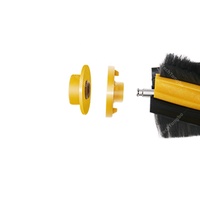 Brosse principale noire et jaune compatible avec les robots aspirateurs Ecovacs Debot OZMO 920 / 950 / T5 / T8 / T9 / T10 / N8 / N10
