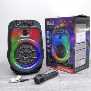 Nuevo Altavoz Bluetooth Portátil de 6.5 Pulgadas con Luz RGB, Radio FM, Graves Estéreo, <span class=keywords><strong>Karaoke</strong></span>, para Fiestas y Uso Doméstico - Product Image 2