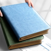 Carpeta de Presentación Multifuncional A4 de PU, Impresión de Logotipo Personalizado, Organizador de Documentos Comerciales, Carpeta de Negociación con Cierre