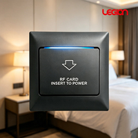 Interruptor Ahorrador de Energía LEGION con Tarjeta de Proximidad para Habitaciones de Hotel, Funciona con Tarjeta, 100-260V AC 12-24V DC con Retardo de Apagado de 15 Segundos
