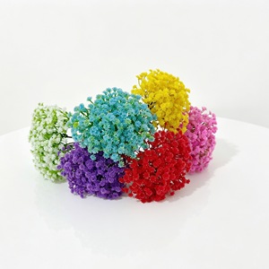 Bouquet de fleurs artificielles Paulon Baby's Breath 20,5 cm en plastique pour décoration de mariage et de maison - Product Image 3