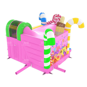 Castillo Inflable Comercial para Niños con Tobogán, Casa Inflable con Diseño de Dulces, Castillos Inflables - Product Image 3