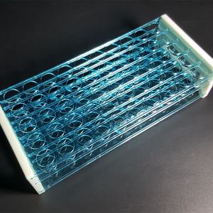 ชั้นวางหลอดทดลองพลาสติกแบบถอดได้พับเก็บได้สำหรับการวิจัยในห้องปฏิบัติการสามารถปรับแต่งได้มีขนาด13มม. 16มม. 18มม. - Product Image 6