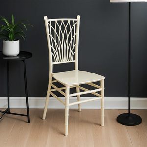Chaise Chameleon à dossier croisé en fer pour la restauration, les mariages, les événements, les banquets et l'extérieur – Vente en gros pour hôtels - Product Image 3