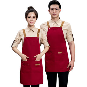 Tablier de chef <span class=keywords><strong>cuisine</strong></span> Polyester vert coupe de cheveux imprimée personnalisée Logo personnalisé tablier brodé coupe de cheveux professionnelle Cape châle Art - Product Image 1